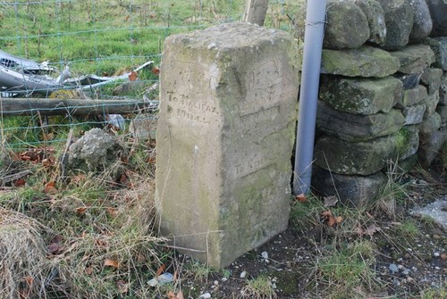 Photo 6x4 milestone oxenhope - photo, milestone,