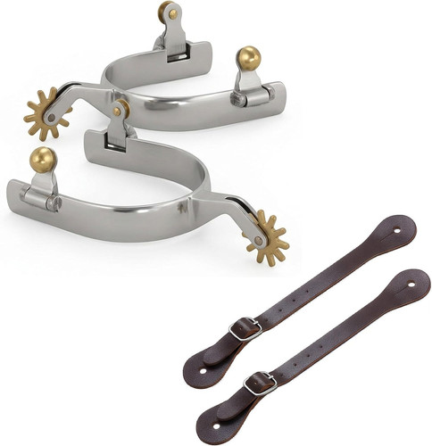 2pcs horse spurs for - horse, cowboy
