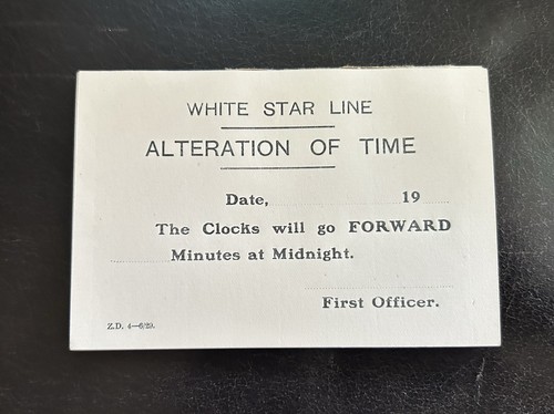 White star line - white, of
