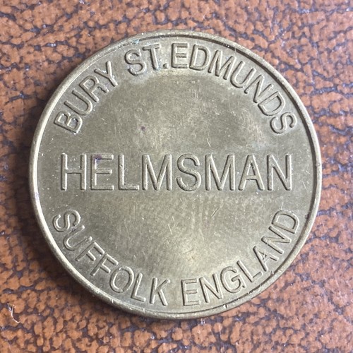1950 brass locker - brass, token