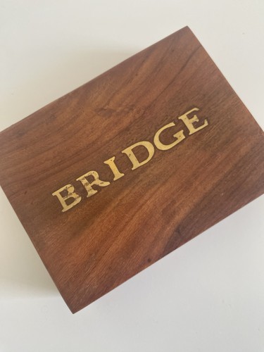 Vintage sold wood bridge - vintage,