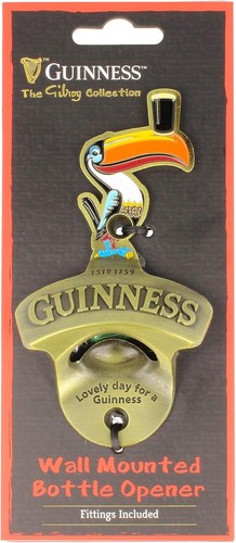 Guinness wall mounted bottle - mounted,