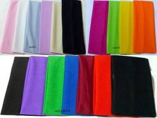 Wide Headbands Plain Stretchy