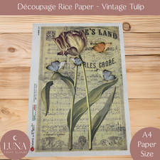 A4 Rice paper for decoupage