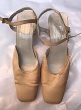 Size 5 Gold Bridesmaid/Occasion Shoes With Heel - BHS - Worn Once