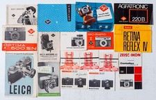 Lot Vintage Brochures Camera