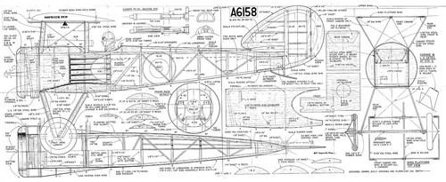 Sopwith pup plans - 53", with