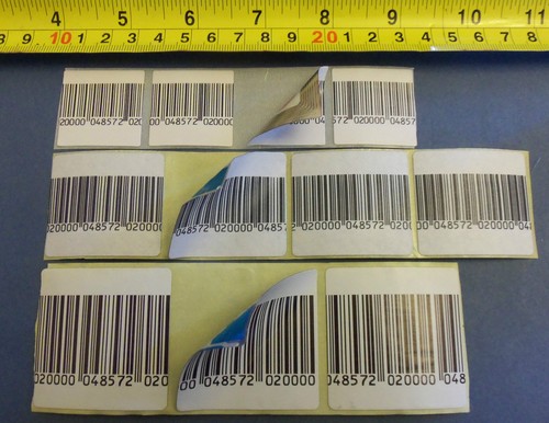 Security tags paper labels - security,