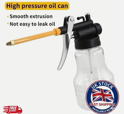 New 250ml transparent oil can - oil,
