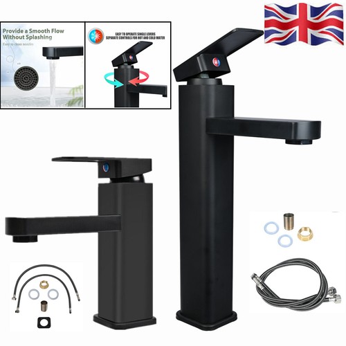 Modern square basin mixer - square,