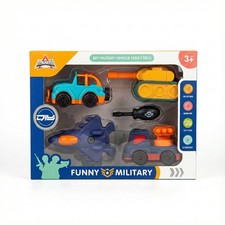 DIY Military Vehicle Toy Set