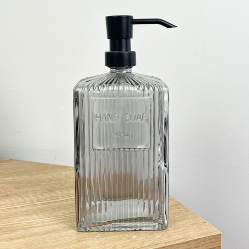 Vintage glass soap - glass, dispenser