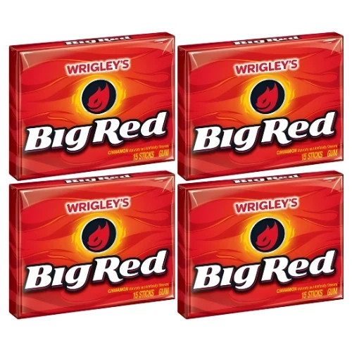Wrigley big red - red, cinnamon