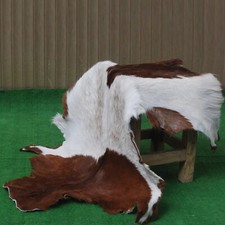 Handmade Dark Brown Goat Hide