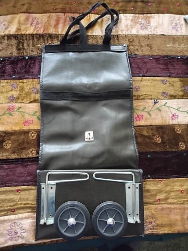 Vintage trolley shopping bag - trolley,