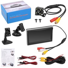 Car 5" TFT LCD Monitor Screen HD 800x480 Car LED Camera Video Parking System