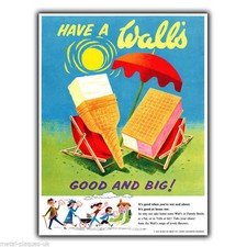 Wall ice cream vintage - ice, retro