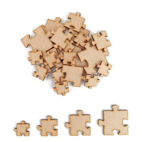 Puzzle piece mdf - craft, shapes