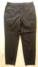 LADIES TU SIZE 14 S SMART BLACK TAPERED LEG TROUSERS