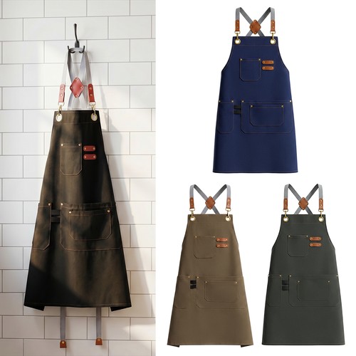 Waterproof canvas work apron - work,