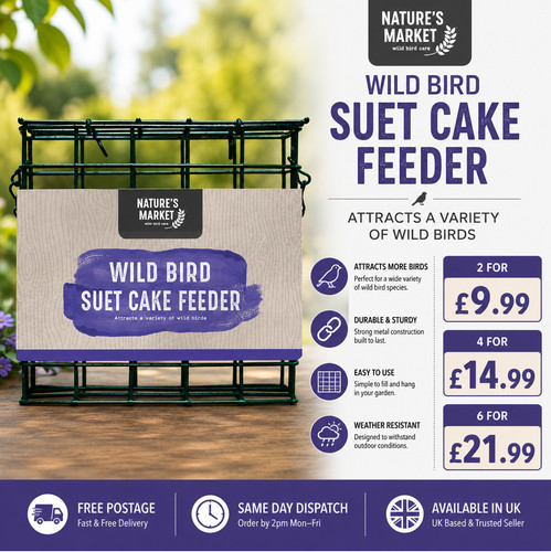 Wild bird suet block - bird, cake