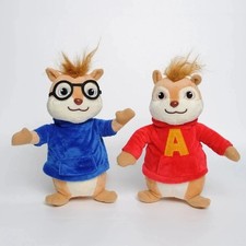 20cm Chipmunk Plush Toy Cute Fluffy Stuffed Animal Soft Kawaii Kids Xmas Gift
