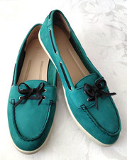 MARKS & SPENCER GREEN SUEDE