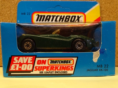 Matchbox mb22 jaguar 120 - jaguar, xk-120