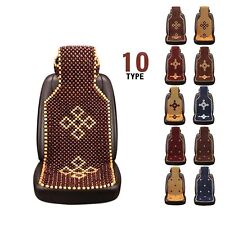 Black Wooden Bead Car Van Taxi Front Seat Cover Cushion Classic Beaded Design