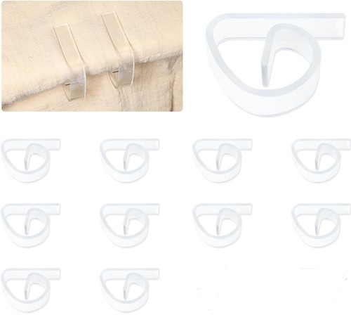 Clear tablecloth clips - tablecloth,