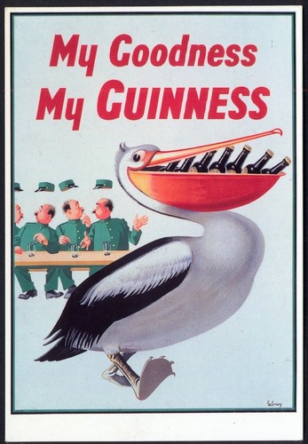 Modern postcard guinness - modern,
