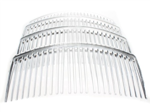 Pack 9cm clear plain - pack, side