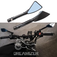 2x Black Motorcycle CNC