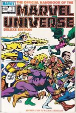 MARVEL COMICS OFFICIAL HANDBOOK OF THE MARVEL UNIVERSE VOL. 2 #1 DECEMBER 1985