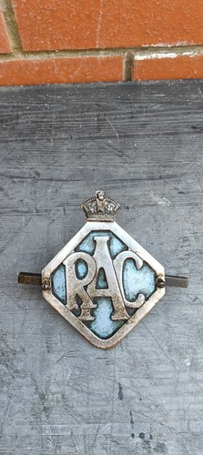 Vintage rac car grille - grille, badge