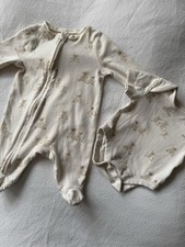 Mamas & Papas Teddy Bear Vest & Sleepsuit Set Newborn Up to 1 Month