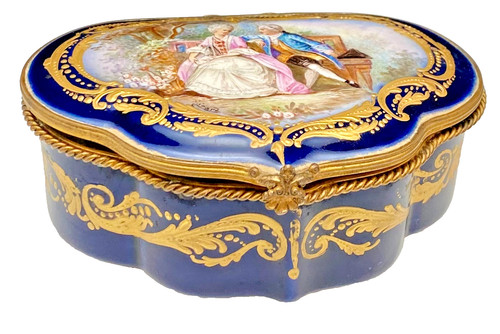 Antique sevres cobalt - antique,