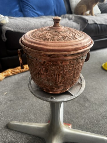 Vintage copper ice - copper, bucket