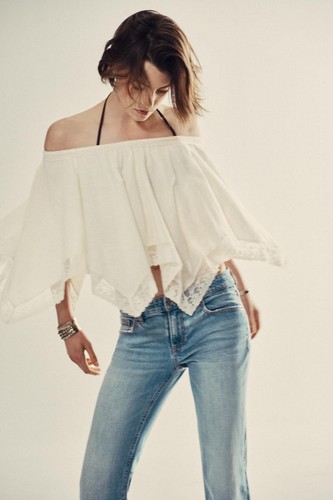 Zara lace cape top - top,