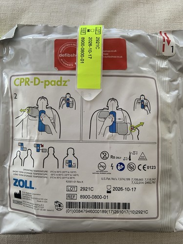 Zoll cpr padz aed - cpr-d,