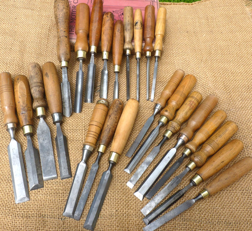 Job lot chisels gouges - job,