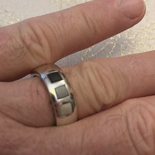 Wedgwood silver ring - size, t