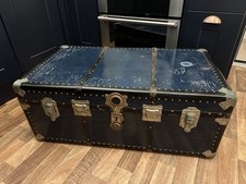 Vintage Steamer Trunk Metal