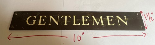 Vintage gentlemen brass - vintage,