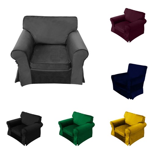 Velvet seater sofa cover - sofa,