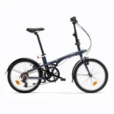 Black B'twin Folding Bike Tilt