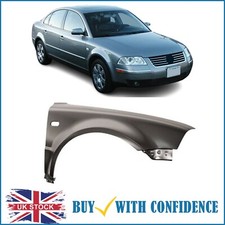 VW Passat B5.5 Front Wing Primed Driver Side With Hole 2000-2005 UK Stock