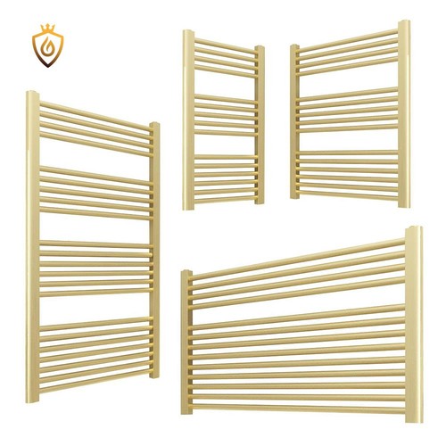 Brushed brass towel rail - brass,