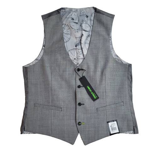 Remus uomo waistcoat - uomo, grey