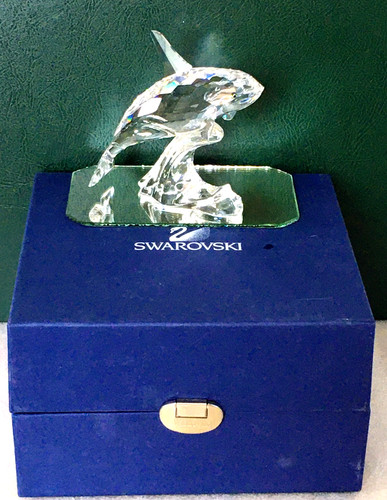 Fine swarovski crystal orca - swarovski,